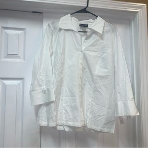 Style & Co bright white colored shirt. New.